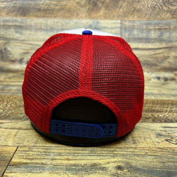 Mister Softee Mens Trucker Hat Blue Snapback 1956 Philadelphia Vintage Logo Cap - Picture 4 of 7